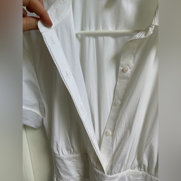 NWOT J Crew White Cotton Dress Size 8 - Picture 5 of 9